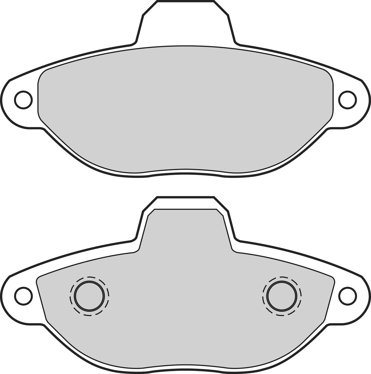 Jogo de 4 pastilhas de travão VALEO ref. 302653